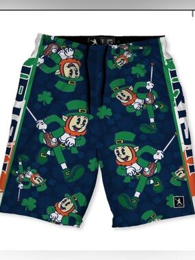 Lacrosse Unlimited Irish Leprechaun Lacrosse Shorts, Large